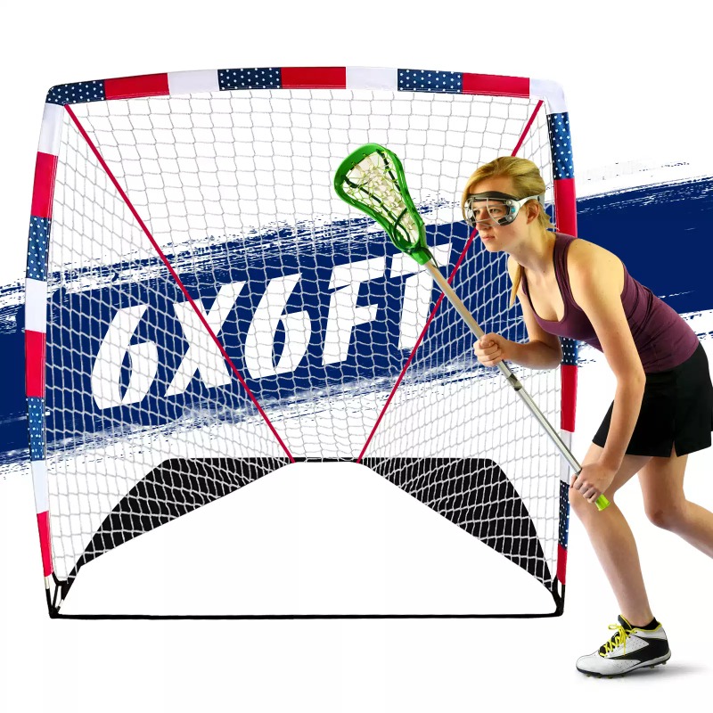 Sports Equipment Store - エバーブライトストア ホッケーゴール 6x6フィート ポータブル アウトドアスポーツ トレーニングゴール