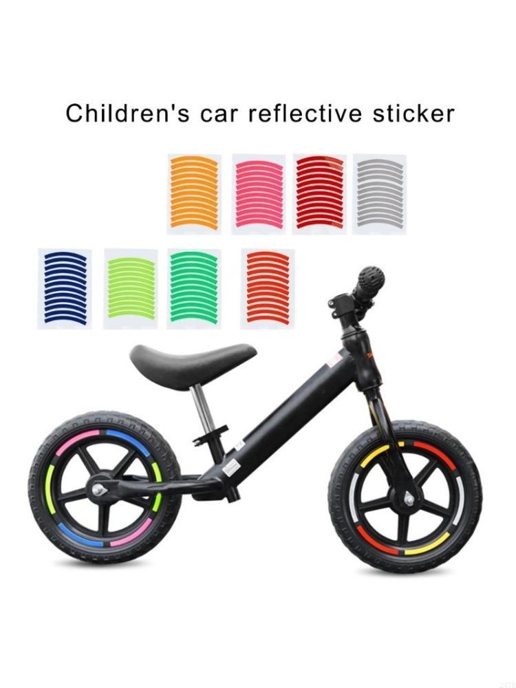 Balance Bike Kids - 警告ステッカー バイクアクセサリー タイヤステッカー キッドバランスバイク安全ステッカー