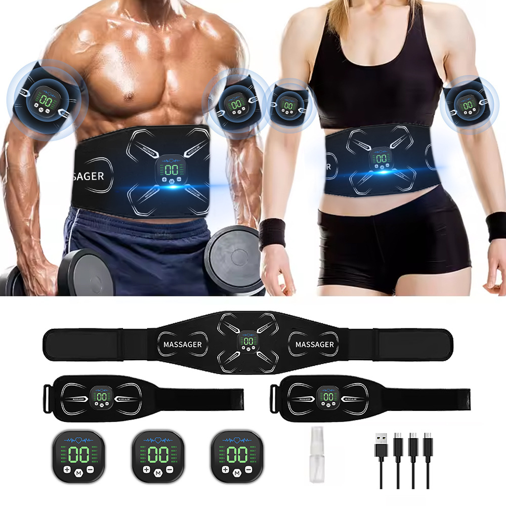 Sports Equipment List - EMS 筋肉刺激装置腹部トレーナー腹筋トナー腕腹脚エクササイズワークアウト減量脂肪燃焼ホームジムフィットネス機器