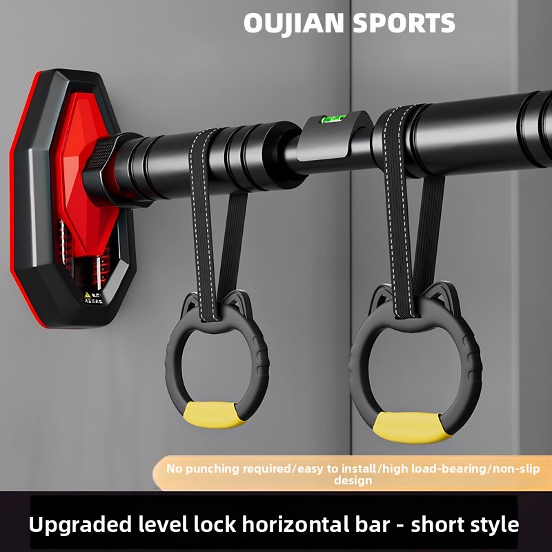 室内用ドア枠マウント式懸垂バー、穴あけ不要、吊り下げリング付 - Sports Equipment List のレビューと価格