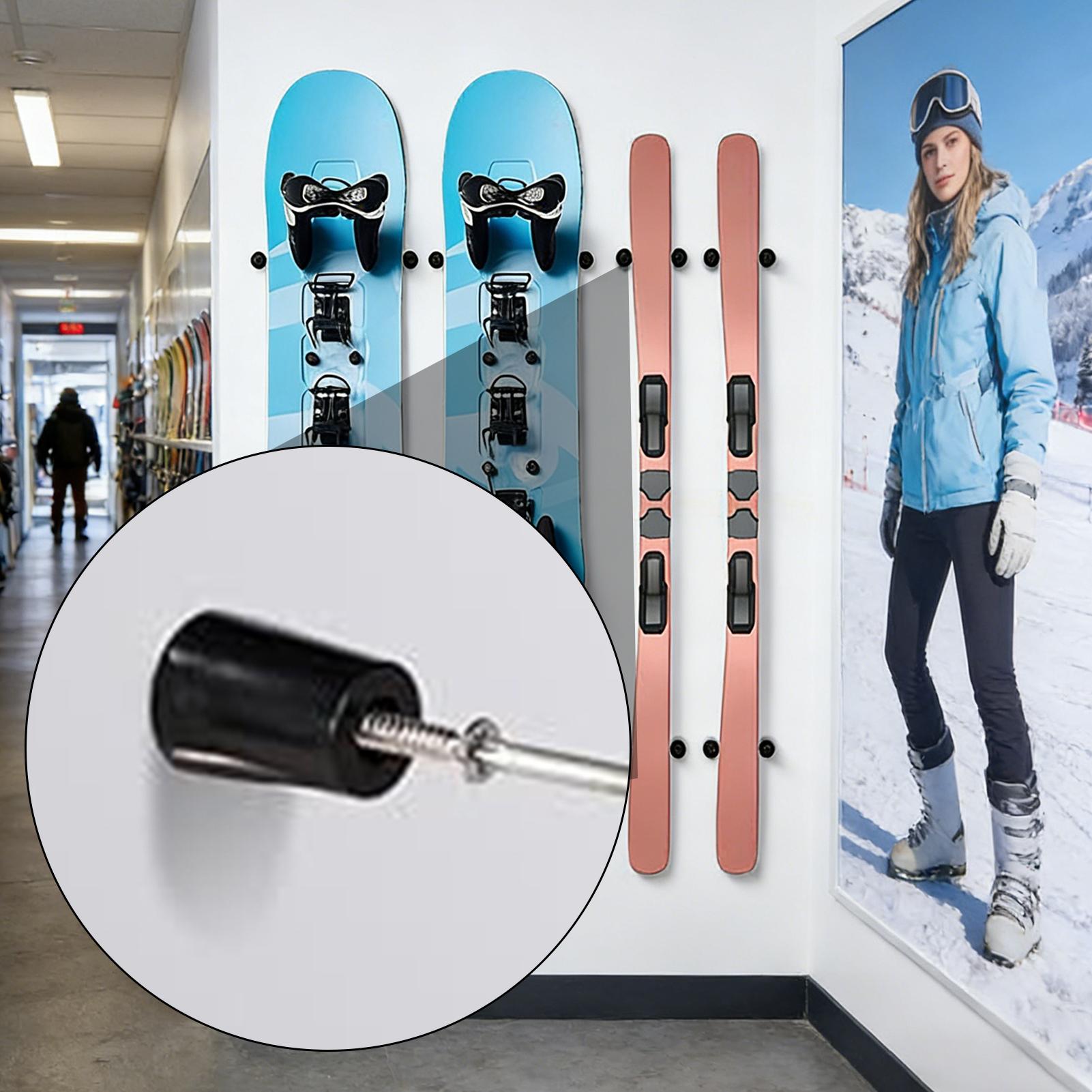 スキー壁掛けラック 垂直スノーボード収納 スキー収納 ガレー - Sports Equipment Store のレビューと価格