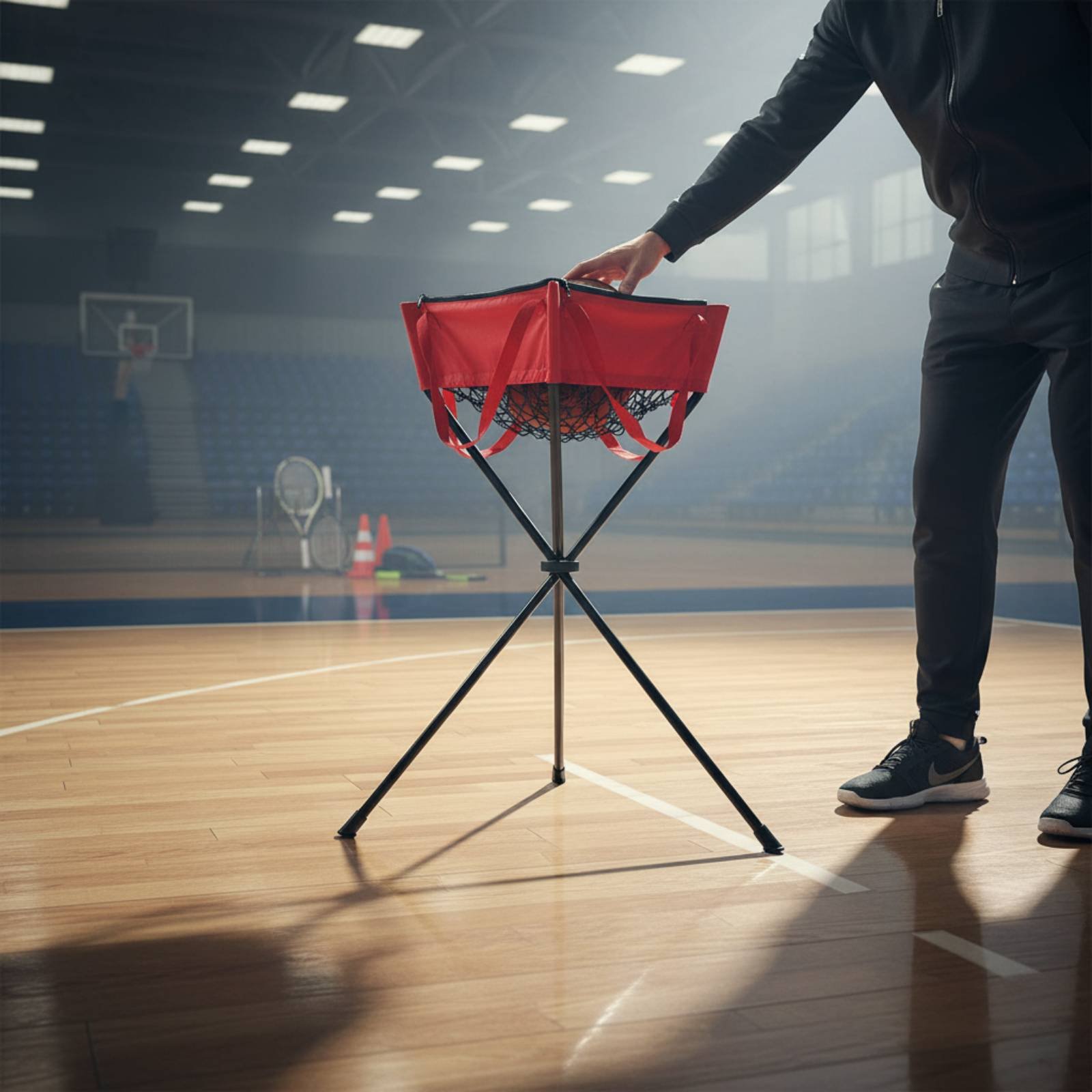 ジッパー付きボールホルダー ジッパー開閉式三脚ボールホルダー - Sports Equipment Training のレビューと価格