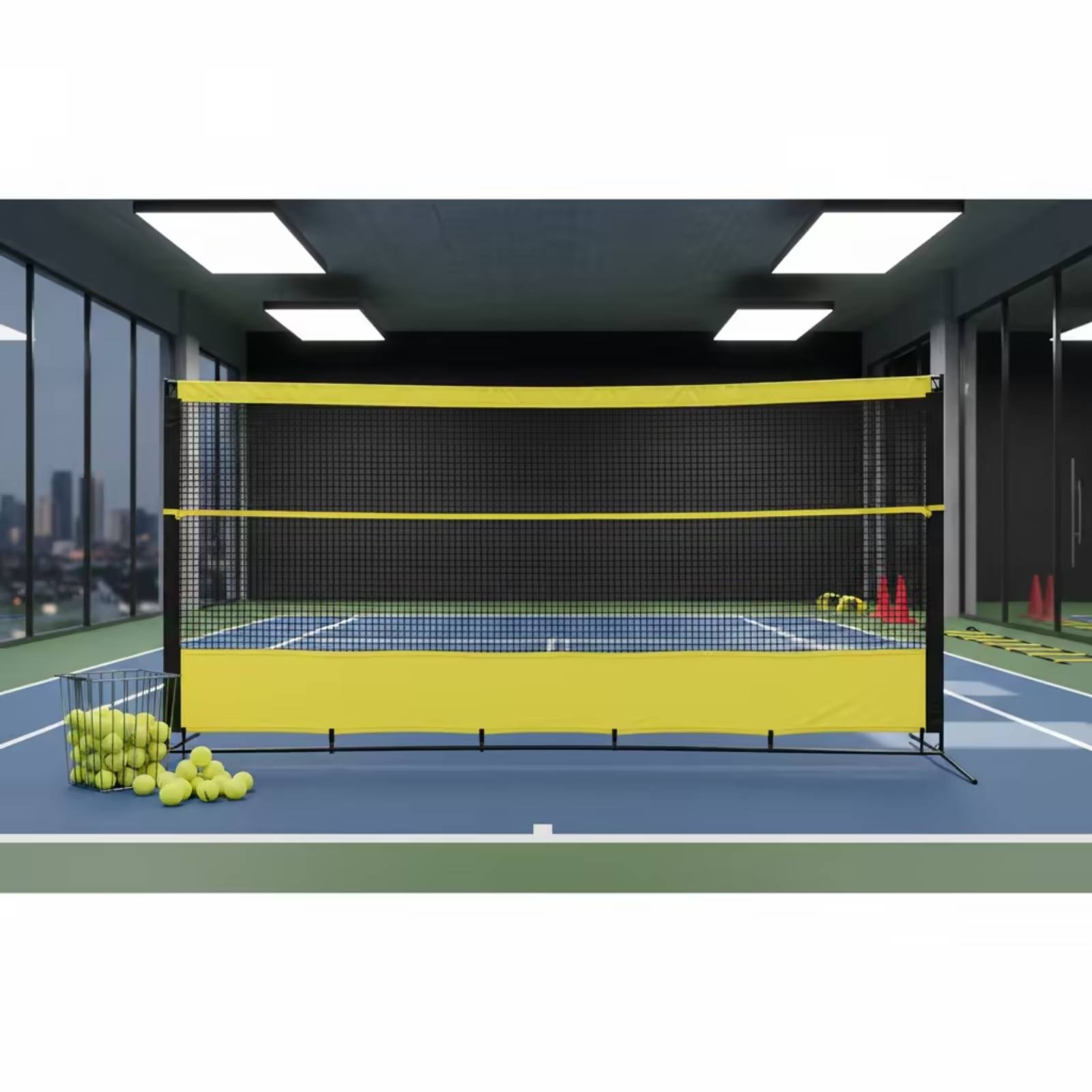 テニスリバウンドネット バッグ付き ヘビーデューティー テニ - Sports Equipment Training のレビューと価格