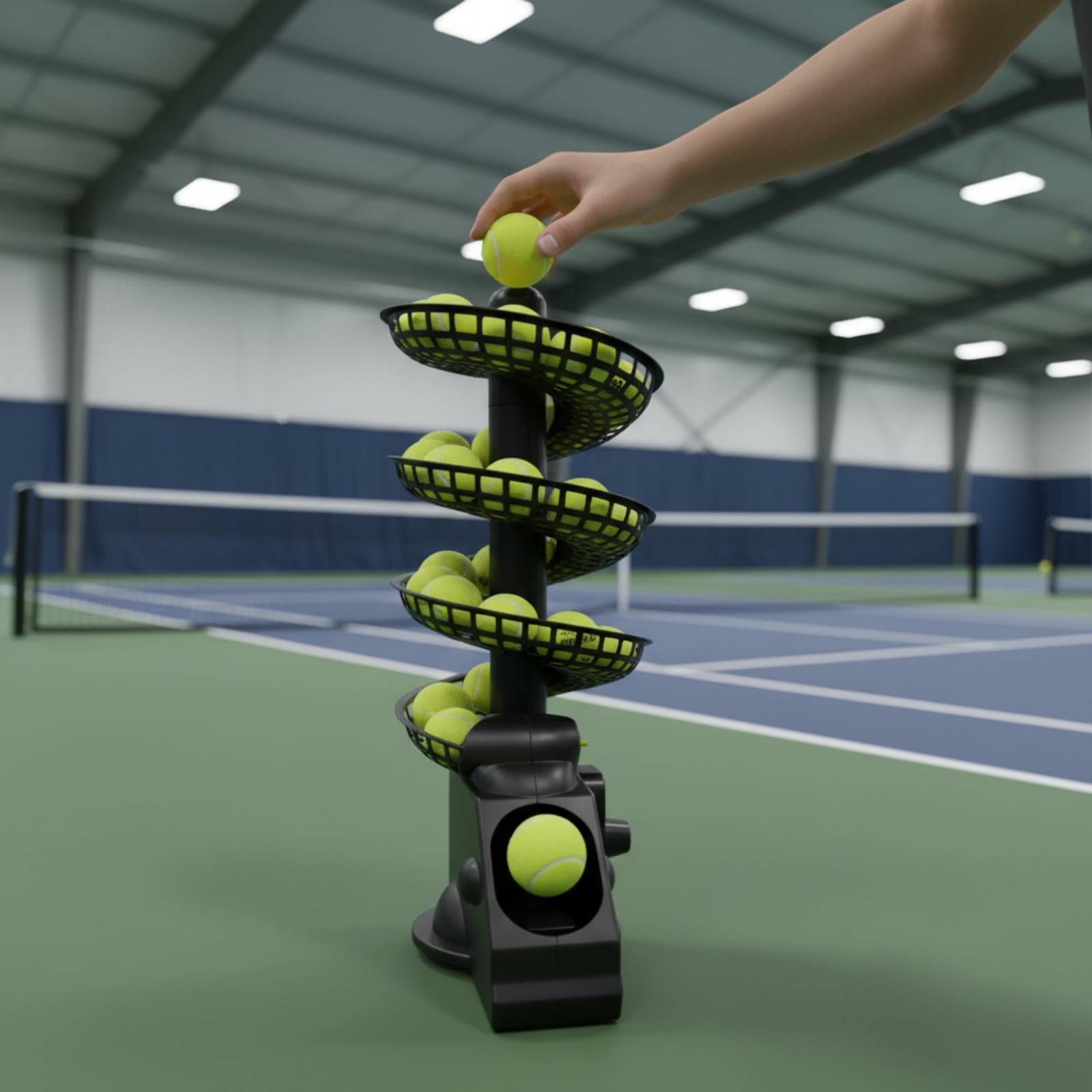 ポータブルテニスボールマシン 複数設定可能 スポーツトレーニ - Sports Equipment Training のレビューと価格