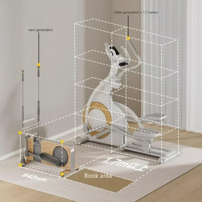 楕円形マシン小型木馬ホームフィットネススポーツ用品小型楕円形 - Sports Equipment For Home のレビューと価格