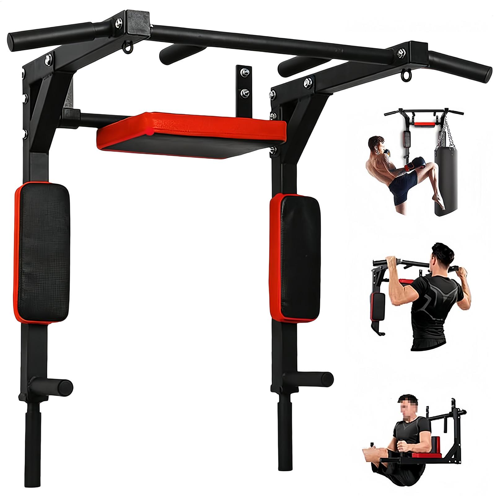 壁掛け式懸垂バー フィットネス水平バー 多機能ディップススタ - Sports Equipment For Home のレビューと価格